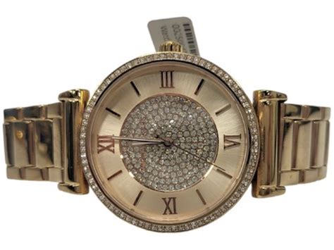 black and rose gold michael kors watch womens|michael kors 251408.